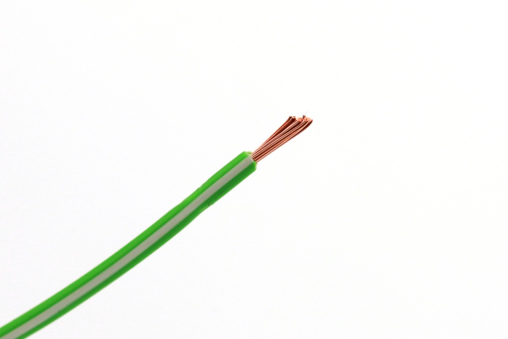 1mm² Lichtgroen-Wit FLRY-B