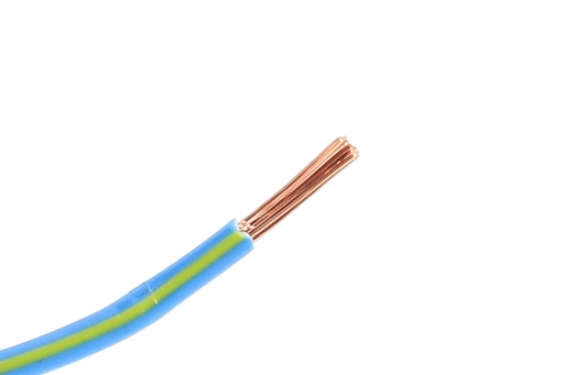 [1BLU.YLW] 1mm² Blauw-Geel FLRY-B