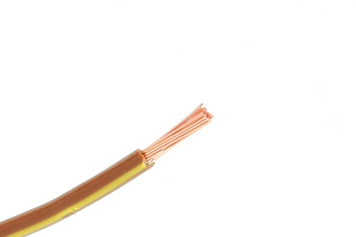 [1BRN.YLW] 1mm² Bruin-Geel FLRY-B
