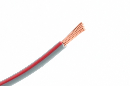 [1GRY.RED] 1mm² Grijs-Rood FLRY-B