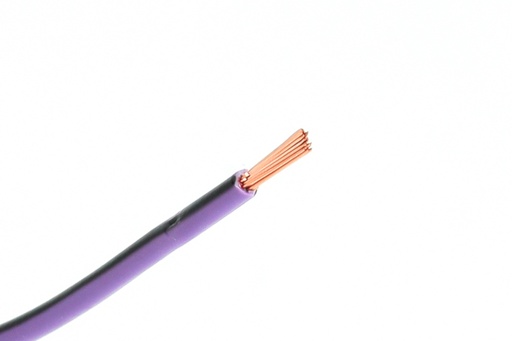 [1PRP.BLK] 1mm² Paars-Zwart FLRY-B