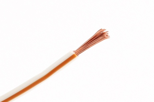 [1WHT.BRN] 1mm² Wit-Bruin FLRY-B