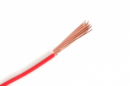 [1WHT.RED] 1mm² Wit-Rood FLRY-B